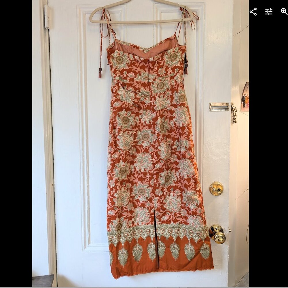 Prettier In Spanish Printed Cotton Slip Dress By Johanna Ortiz - Picture 9 of 14